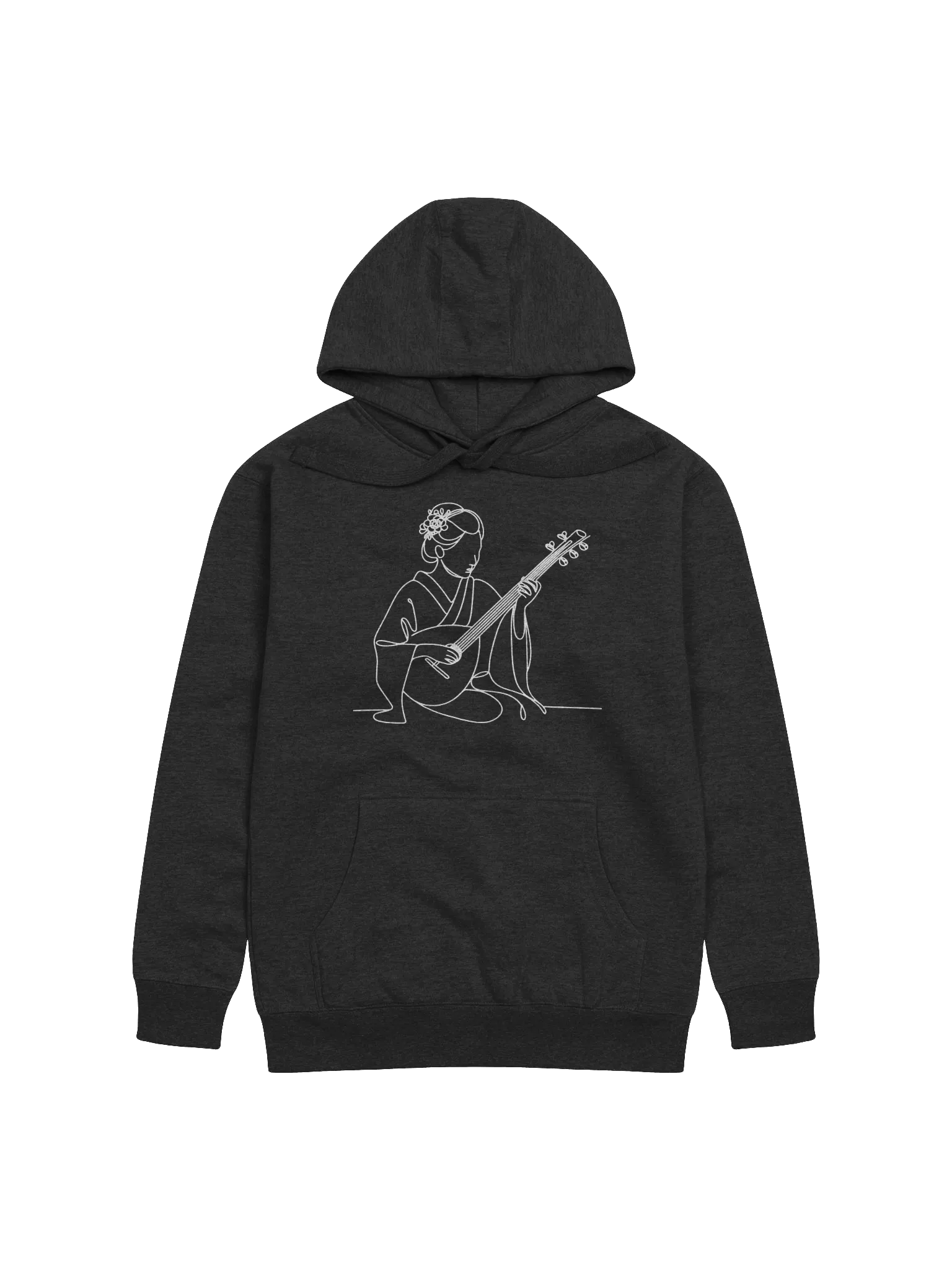 Geisha Biwa Serenade Unisex Hoodie product image (1)