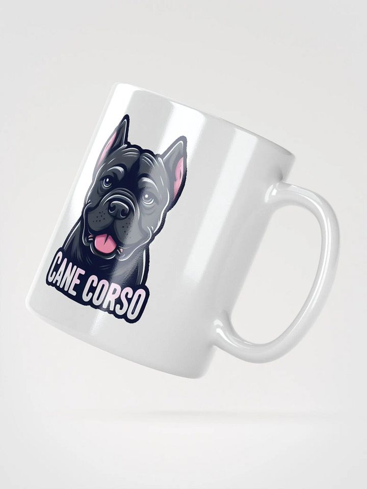 Elegant Black Cane Corso Mug – Stylish Dog Lover Design product image (2)