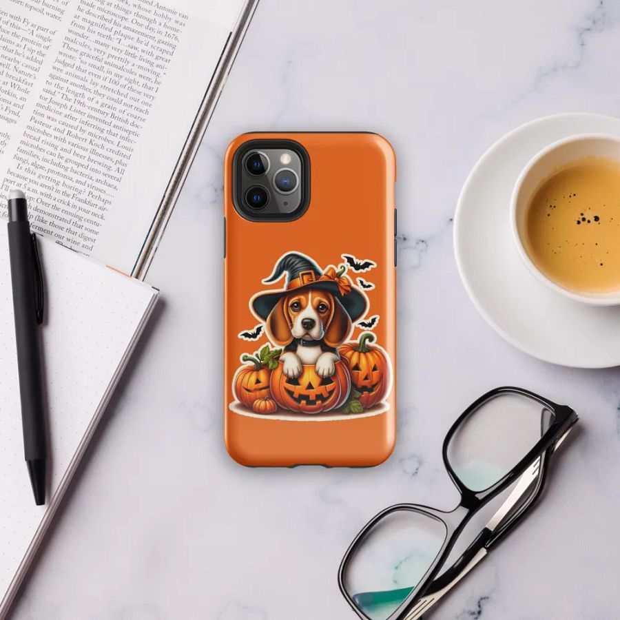 Halloween Pumpkin Beagle - iPhone Tough Case product image (31)