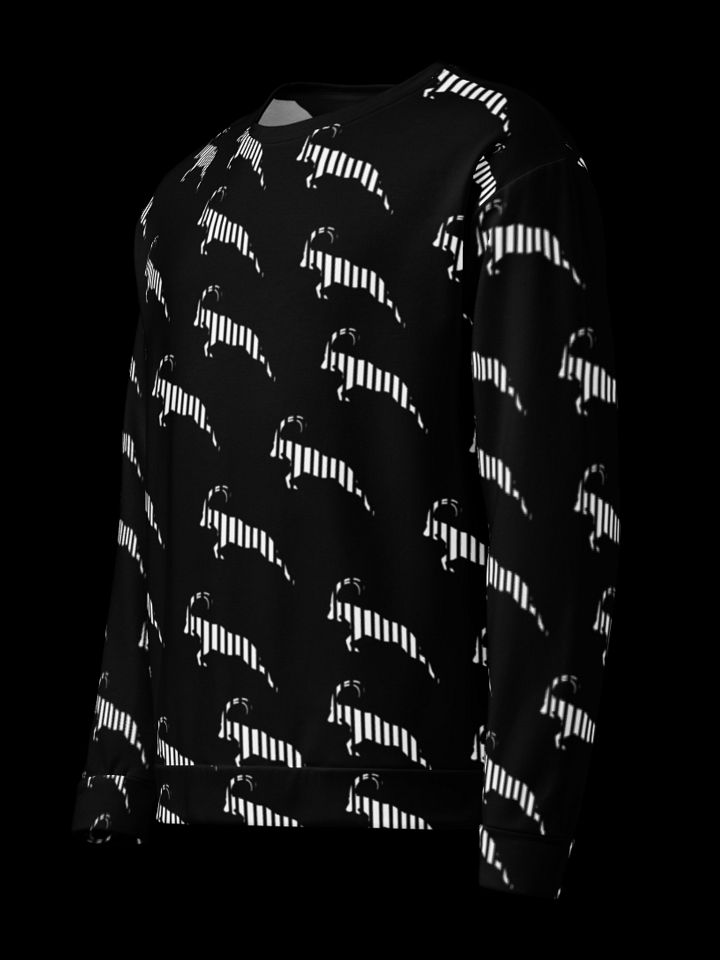 Women’s Goated Sportswear Club Patterned Crew-Neck Sweatshirt product image (2)