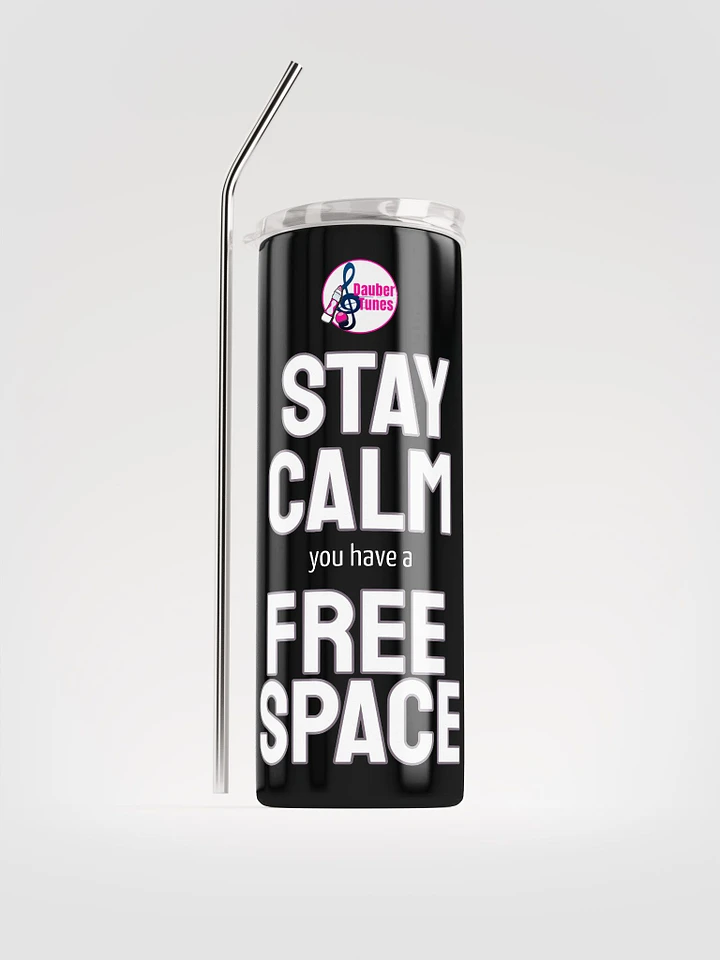 Stay Calm Stainless Steel Tumbler product image (1)