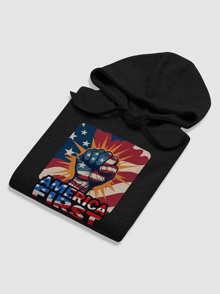 Hoodie: America First product image (6)