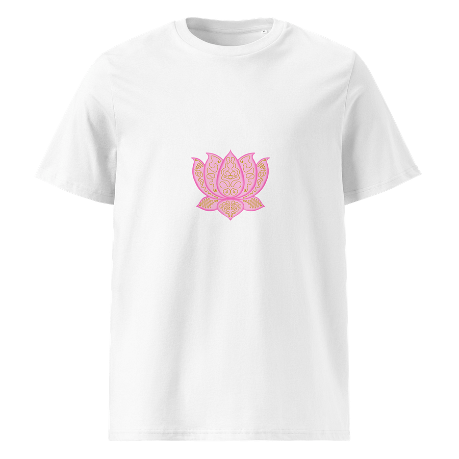 Golden Lotus Eye Unisex Organic T-Shirt product image (1)