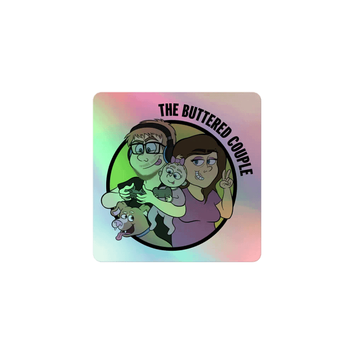 Buttered Couple Logo Sticker product image (1)