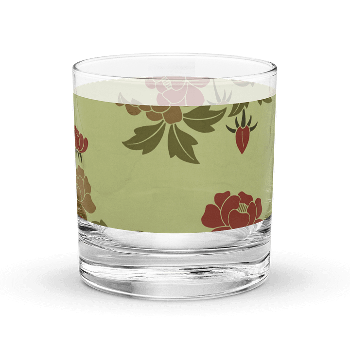 Japanese Floral. 10.5oz. Rocks Glass product image (2)