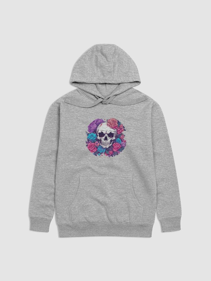 Midnight Bloom Skull Premium Unisex Hoodie product image (7)