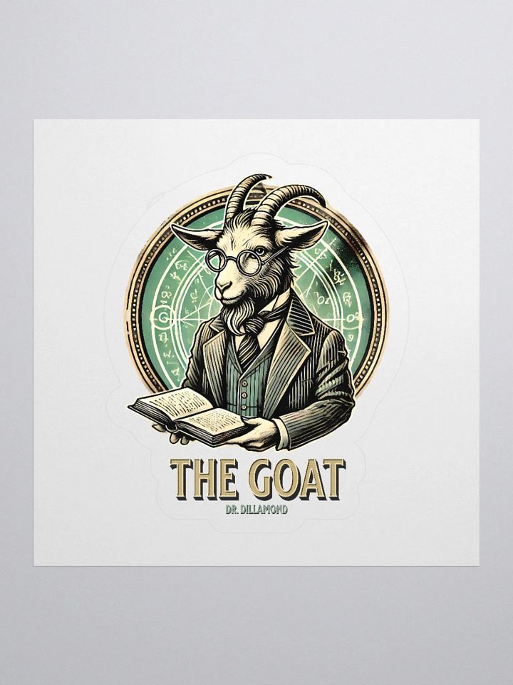 Dr. Dillamond "The GOAT" Broadway Stickers – Kiss-Cut Vinyl Decals product image (1)