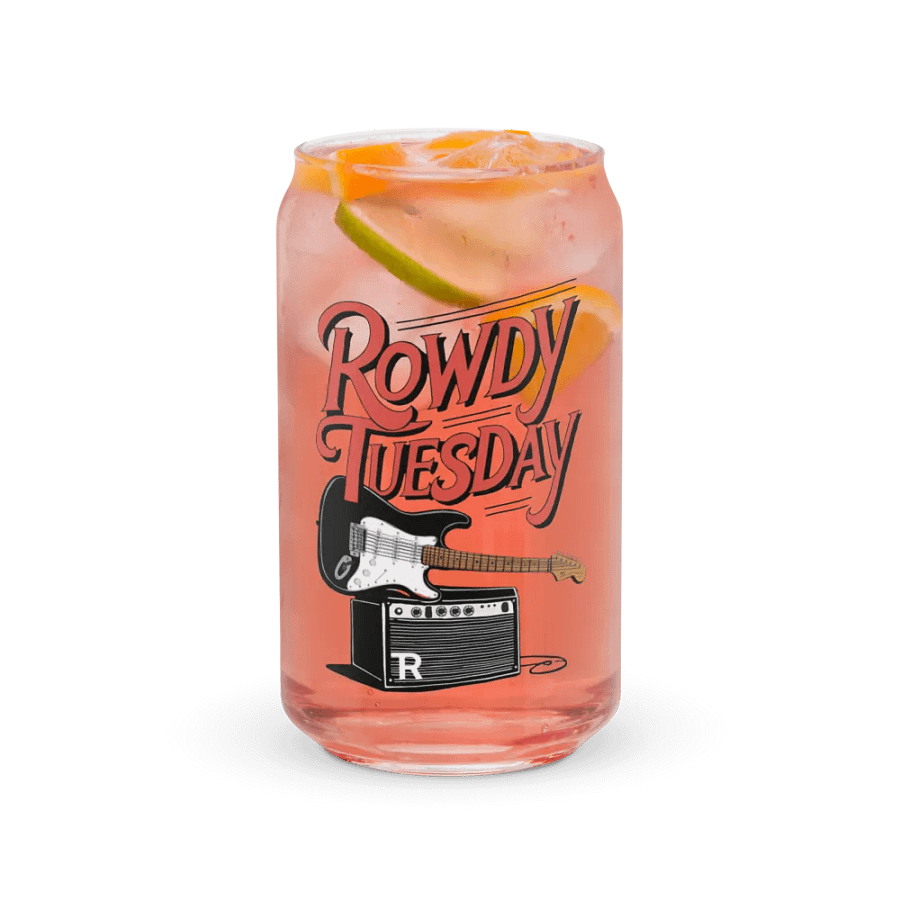 Rowdy Tuesday - Can Shaped Glass product image (37)