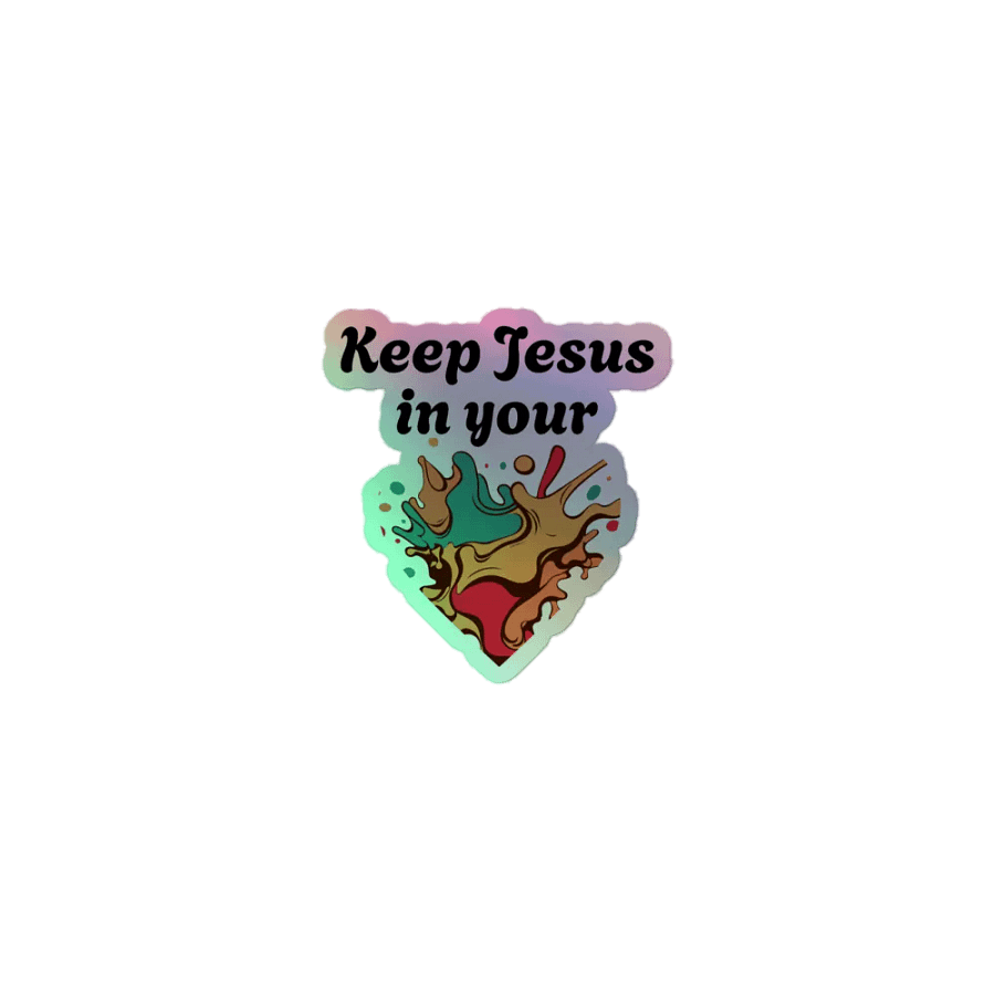 Keep Jesus in your Heart sticker product image (1)