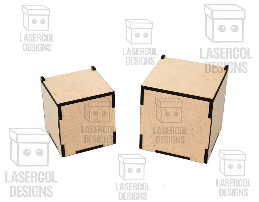 Boxes Set 5 (6 sizes) - Laser Cut Files product image (5)