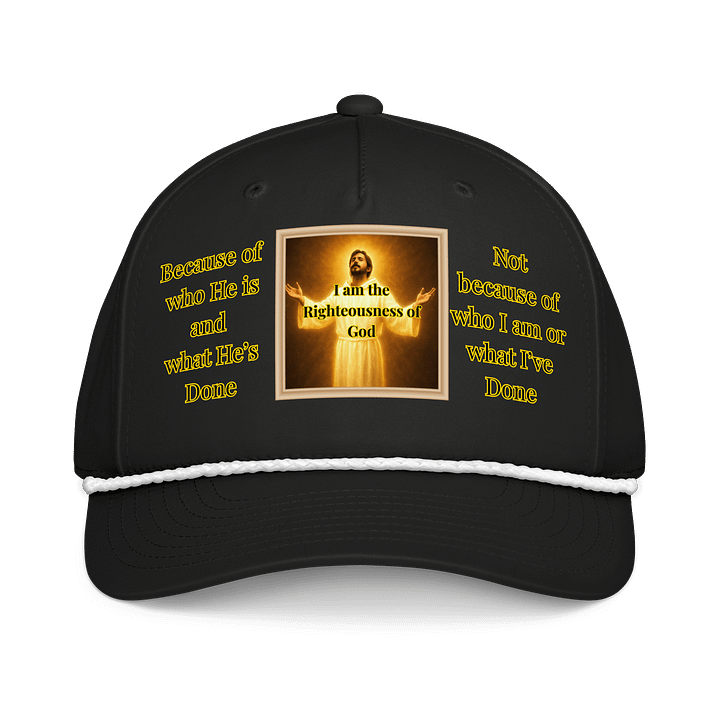 I am the Righteousness of God (Male) Richardson Five-Panel Classic Rope Cap product image (1)
