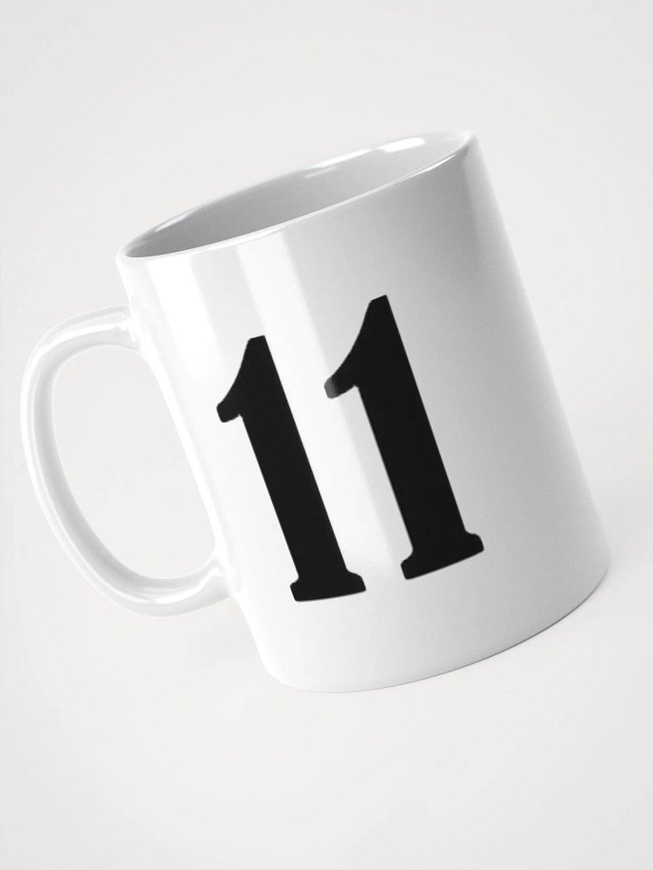 Bold 11 White Glossy Mug product image (2)