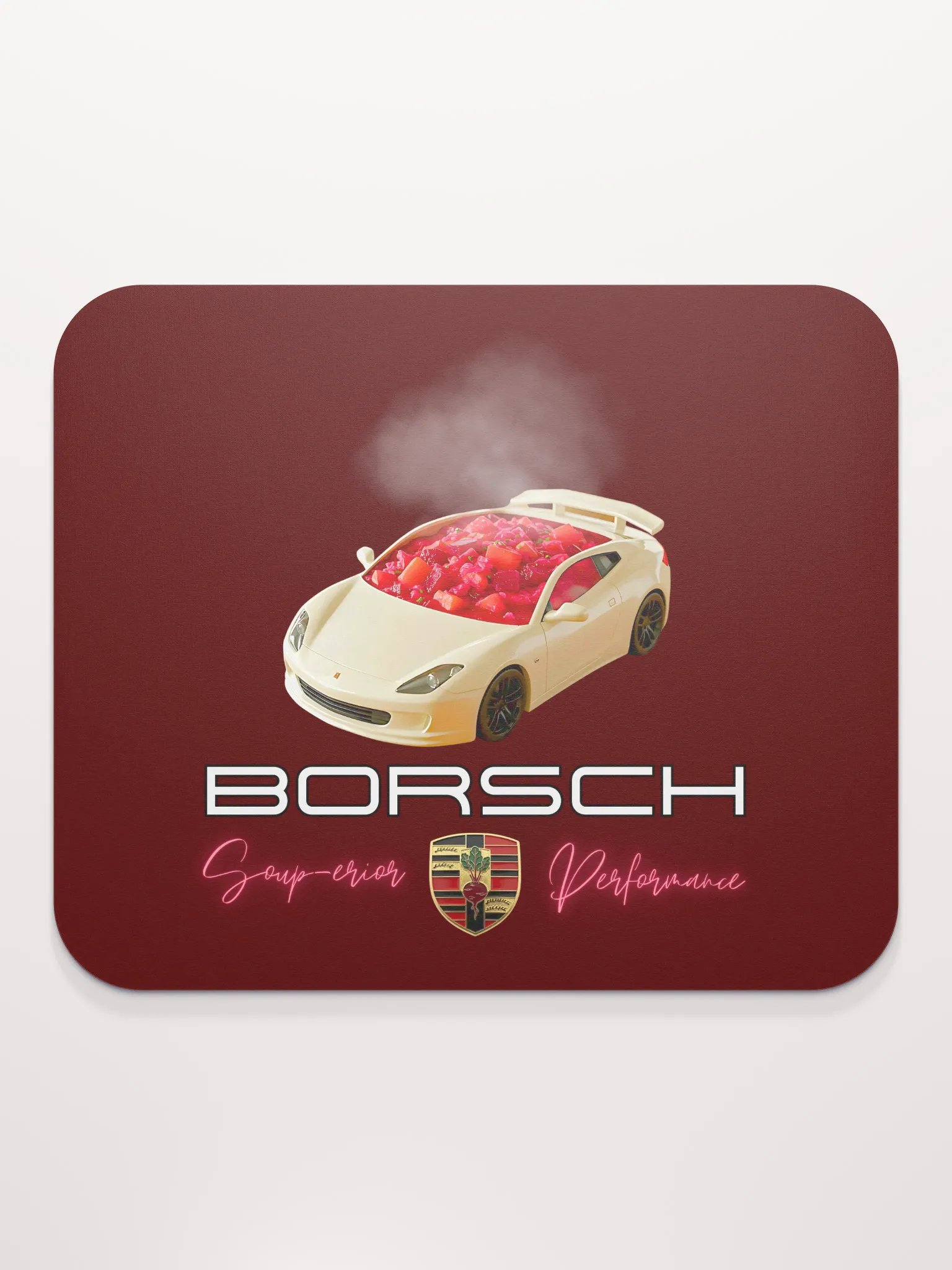 Borsch - Soup-erior Performance Funny Sports Car Mouse Pad product image (2)