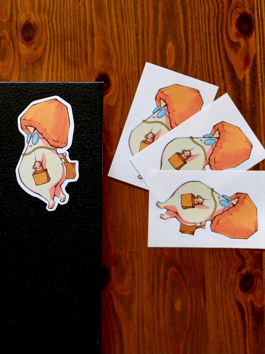 FANCY MUSHROOM STICKER product image (3)