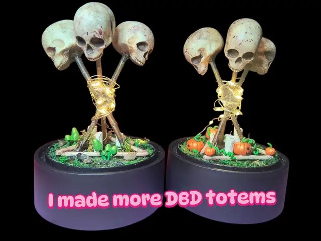 I've made approximately six of these hex totems so far and I've loved every minute of it. it takes a lot of time and effort to make these and I filmed the whole process this time! I'm definitely going to be getting some more done before the end of the year since these are already going to new homes!! ✨ #dbdmemes #dbdtiktok #dbdclips #deadbydaylight #gaming @Dead by Daylight 