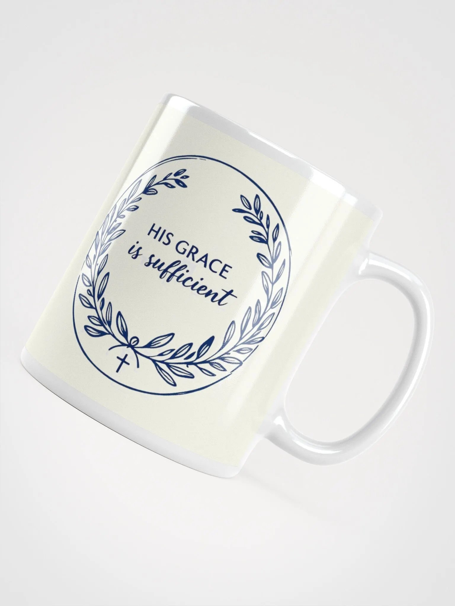 His Grace is Sufficient Christian Mug | 2 Corinthians 12:9 product image (4)