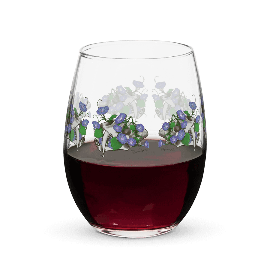 Morning Glory Smilodon Wine Glass product image (8)