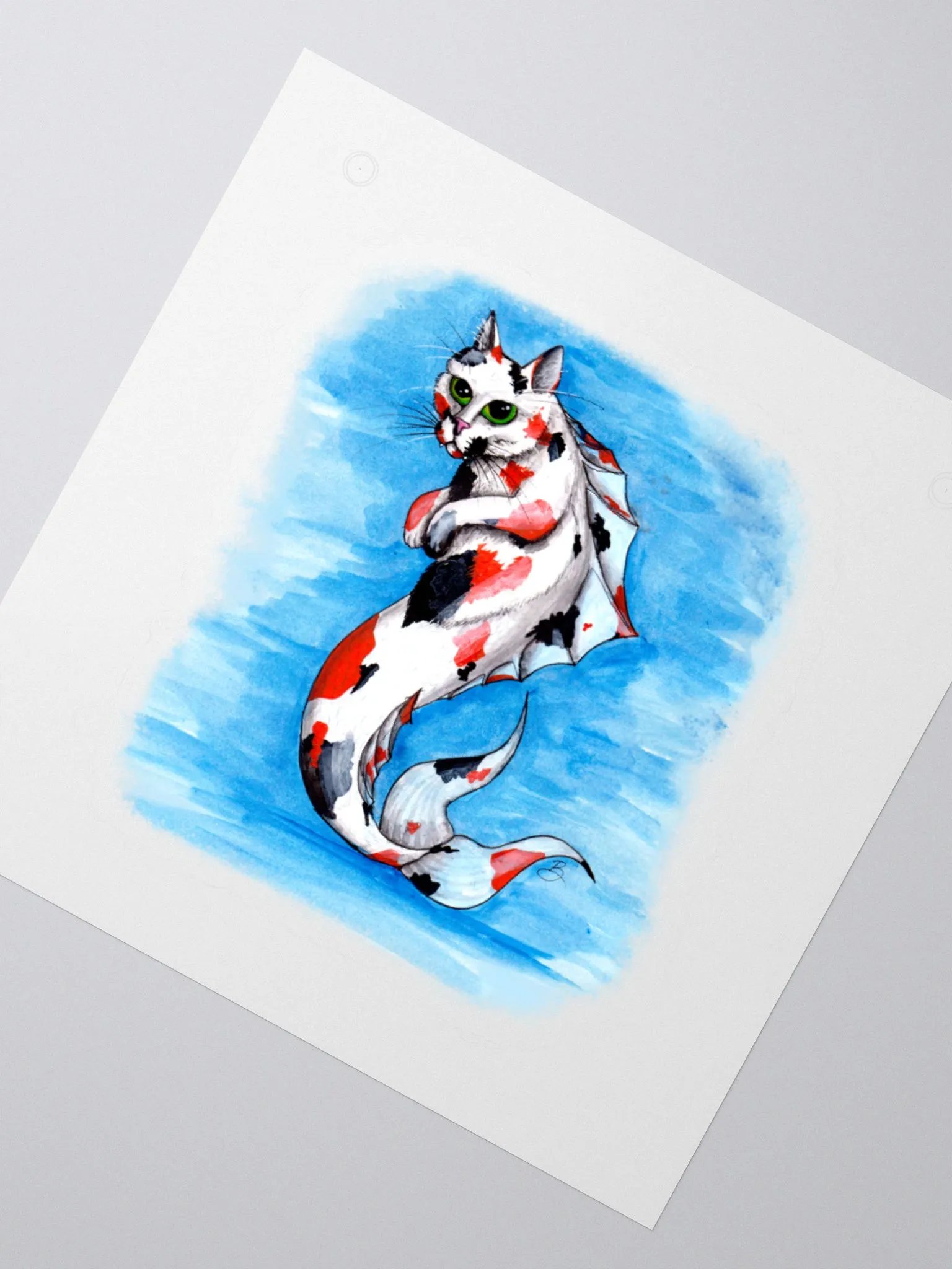 Mermeow Calico Sticker product image (4)