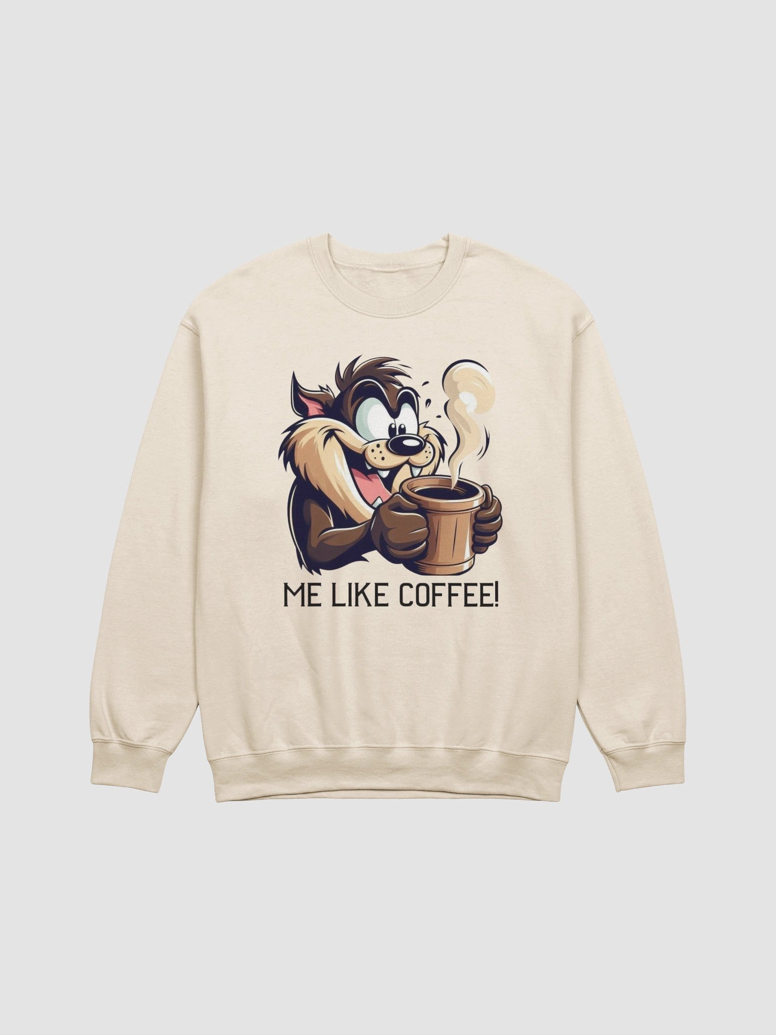 Excited Coffee Lover Crewneck Sweatshirt product image (1)