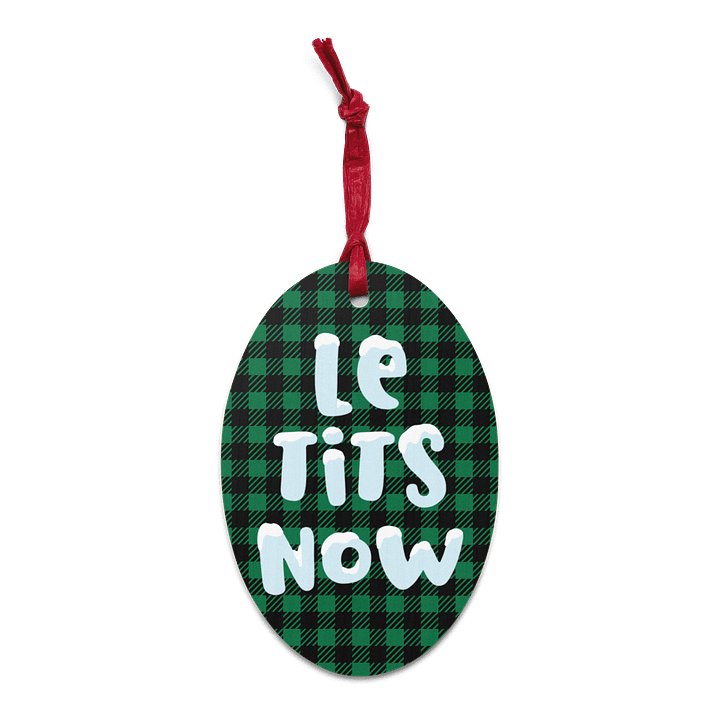 LeTitsNow Ornament product image (1)