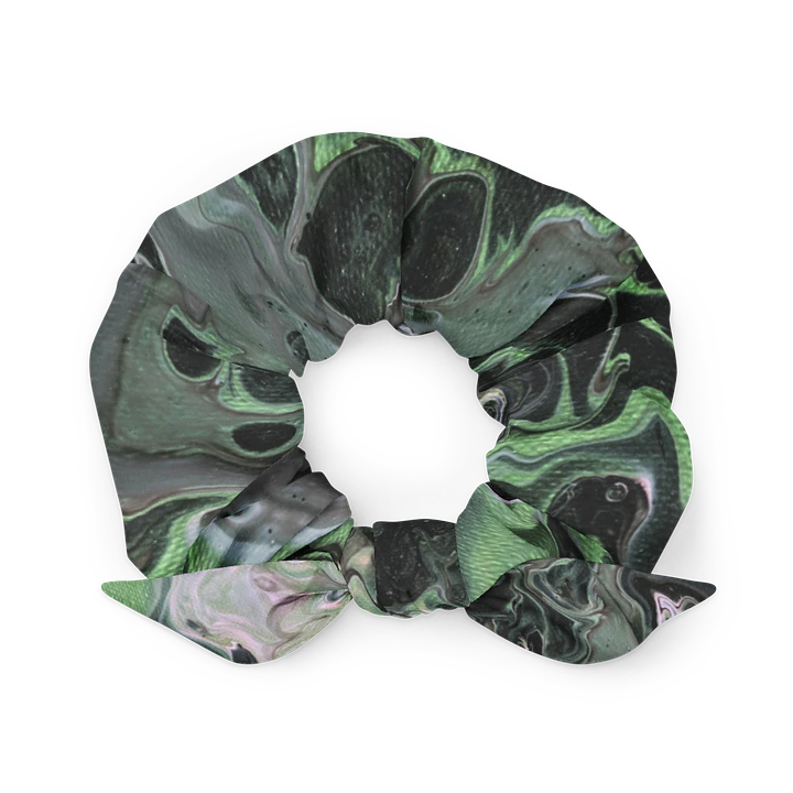 Metallic Green Fluid Acrylic Scrunchie product image (1)