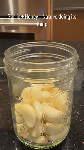 Simple steps, Real results.

Peel the garlic, drop it in a clean jar, poor raw, honey, until everything is covered.

Leave sp...