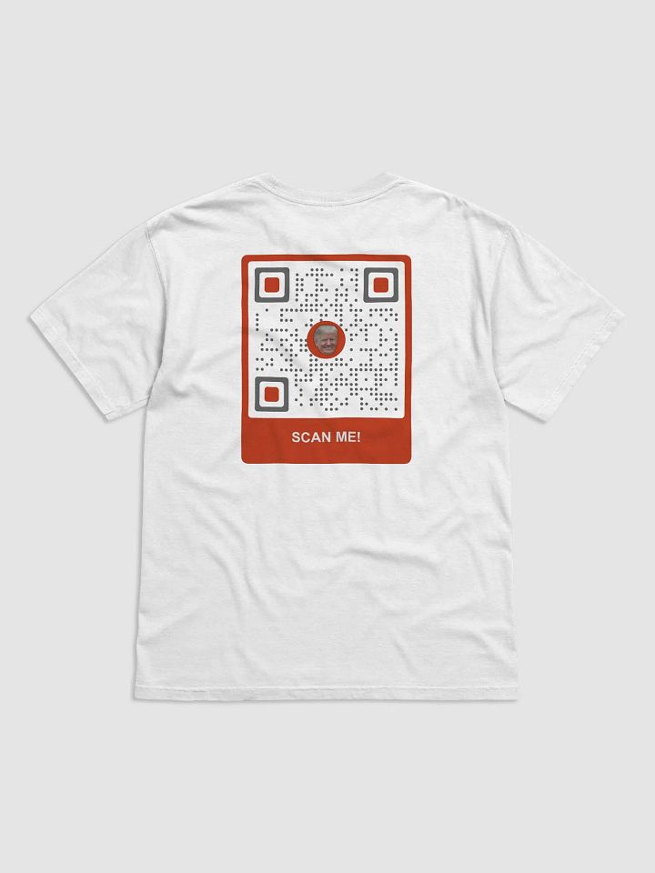 Trump Is Your President T-Shirt (Trump Face ON QR) product image (2)
