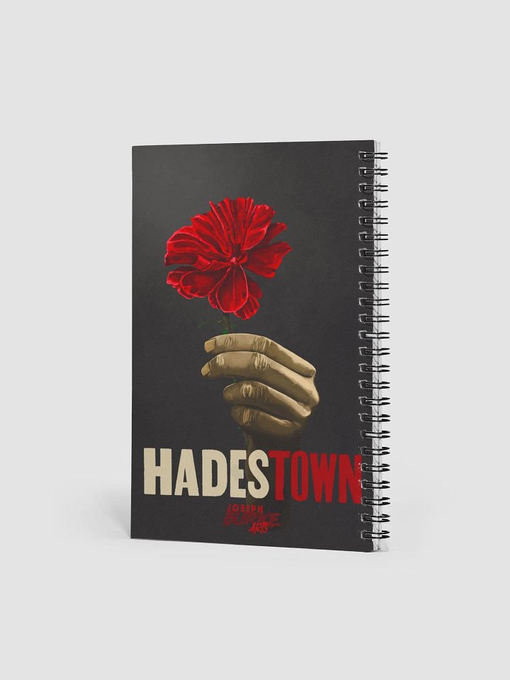 Wait For Me Red Carnation Spiral Notebook product image (2)