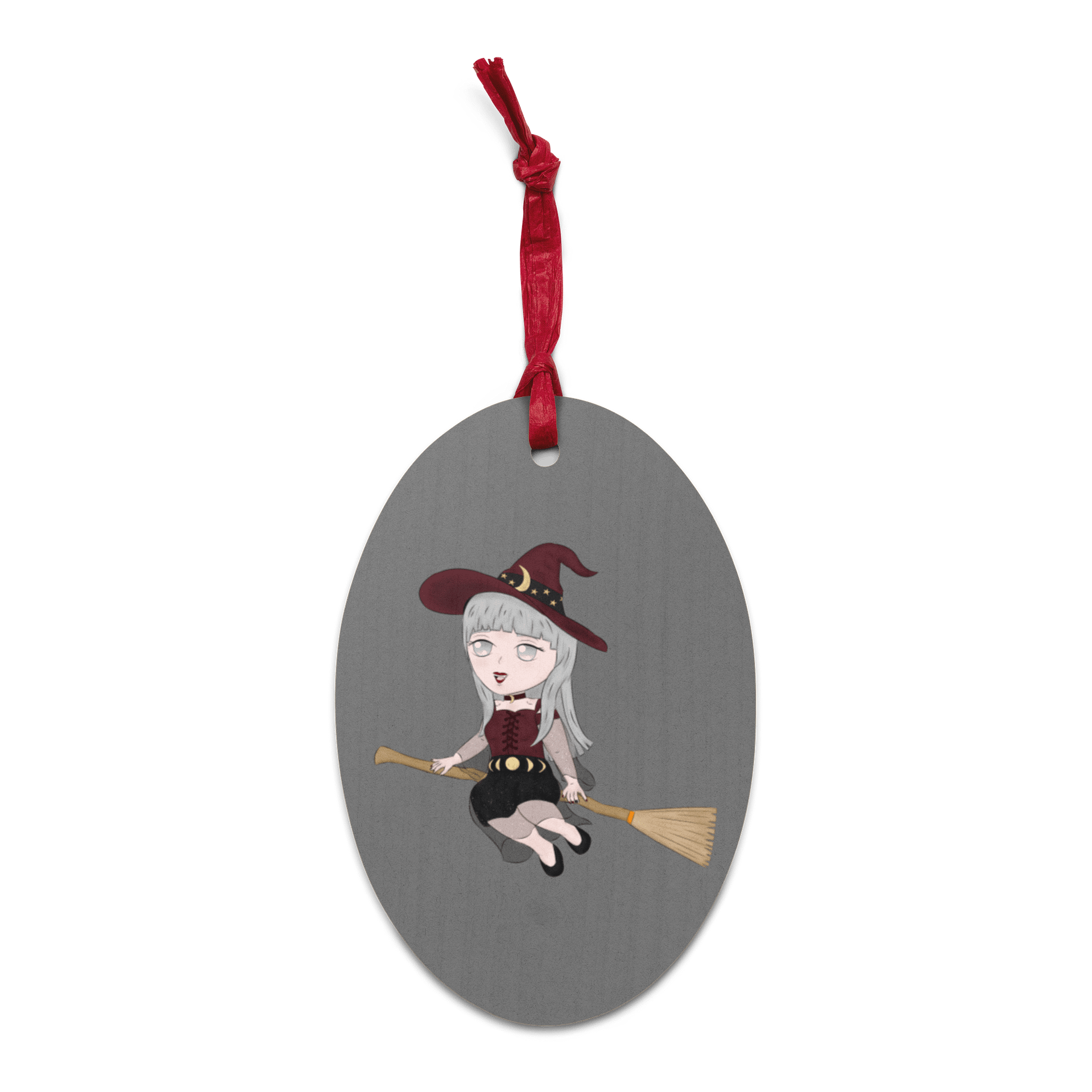 Moon Witch Kagami | Wooden Ornaments product image (1)