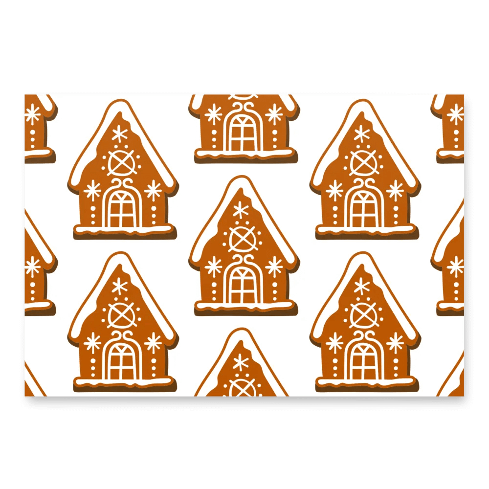 Gingerbread House Wrapping Paper product image (1)