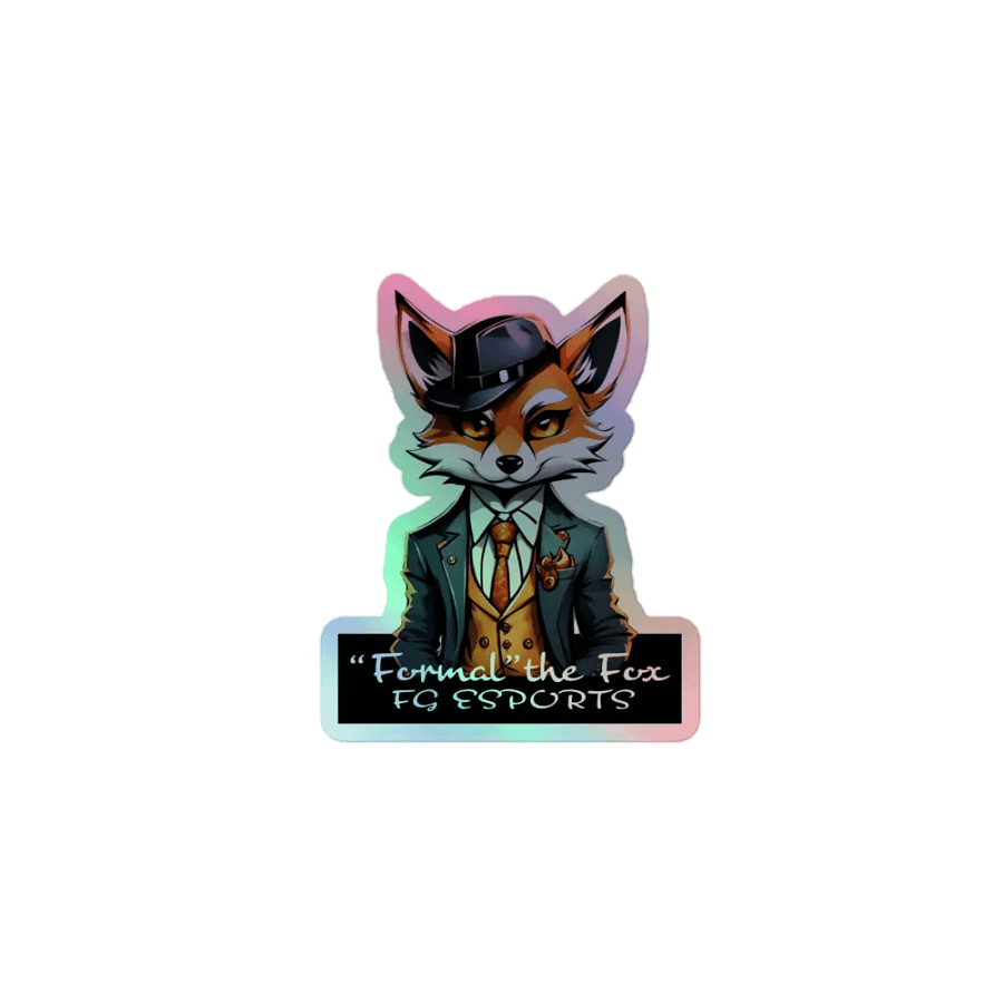 Formal The Fox Kiss Cut Sticker product image (1)