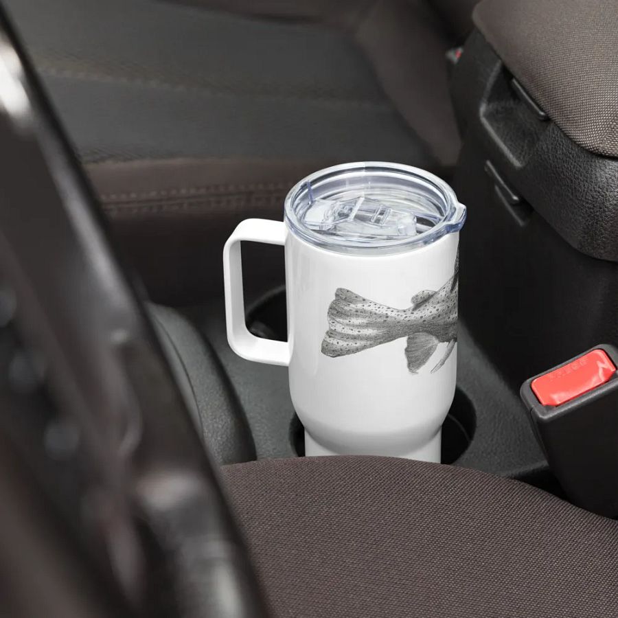 Trout Drawing Travel Cup product image (8)