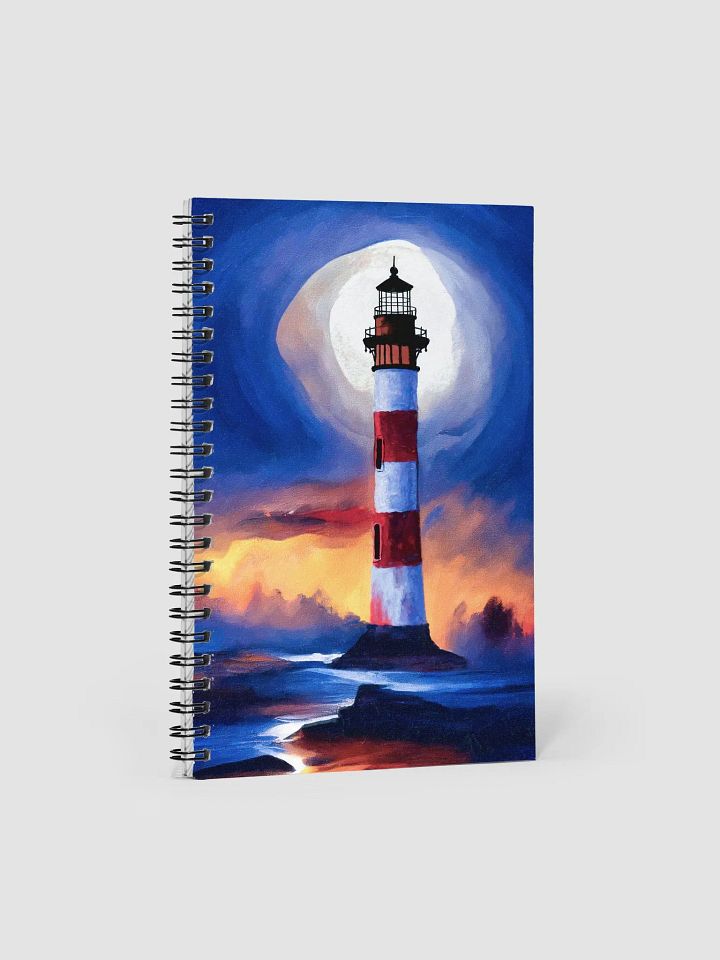 Old Sentinel - Morris Island Lighthouse Spiral Notebook product image (1)