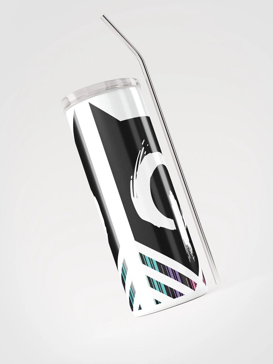 OptimusProcrastinus PowerUP Tumbler (Black on White) product image (3)