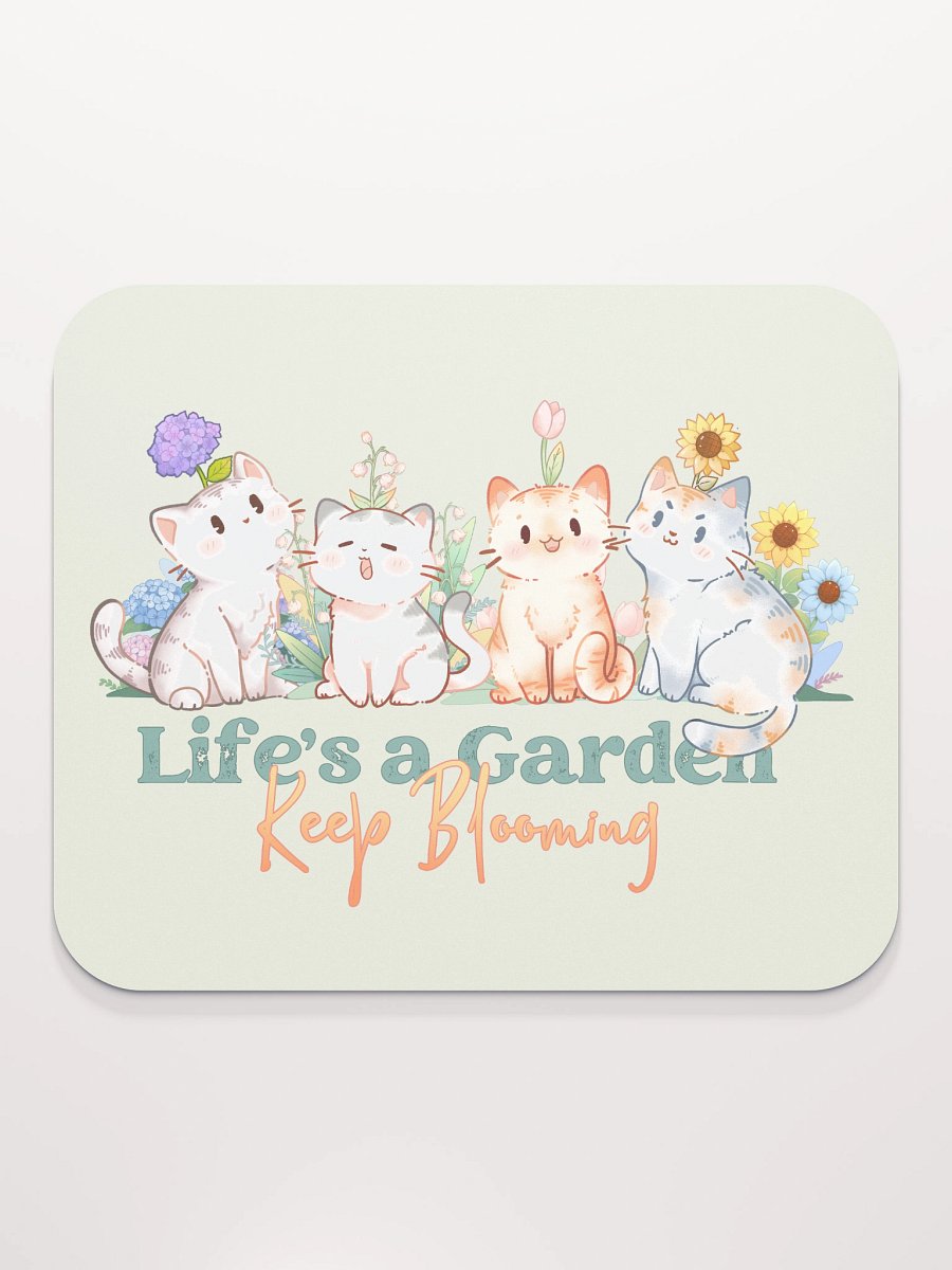 Life is a cat garden - mouse pad product image (5)