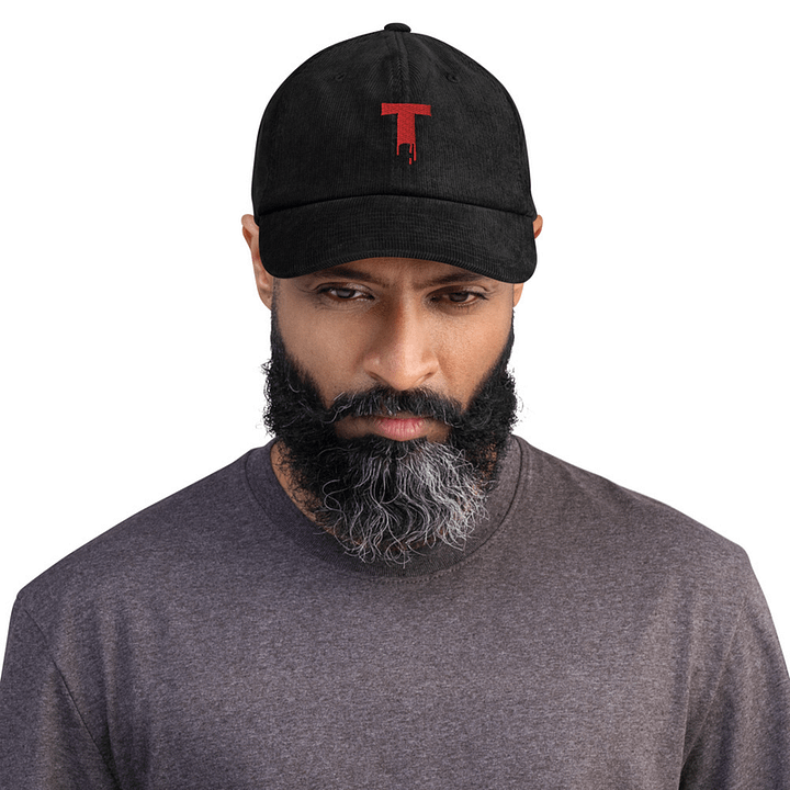 [tyminatorsongs] 3d Puff Corduroy Hat | Beechfield B682 product image (1)