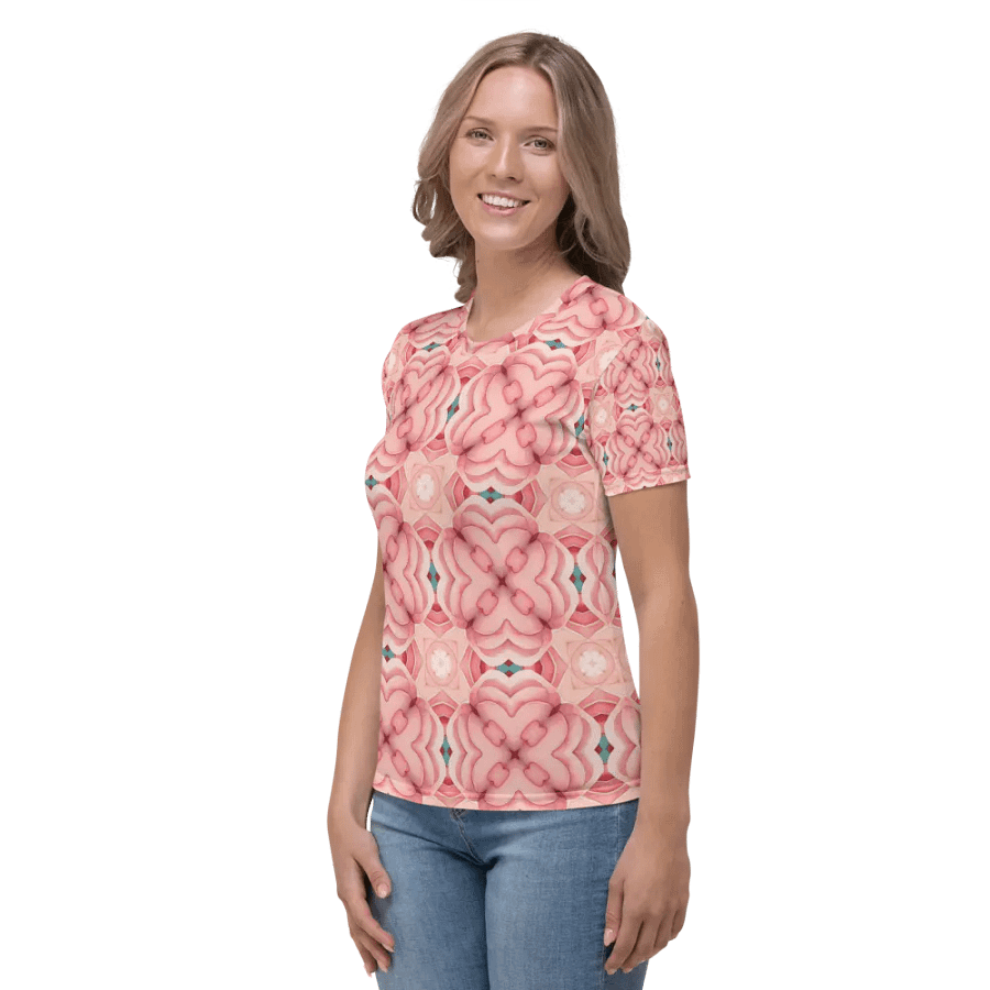Pink Floral Fantasy Women's Tee product image (6)