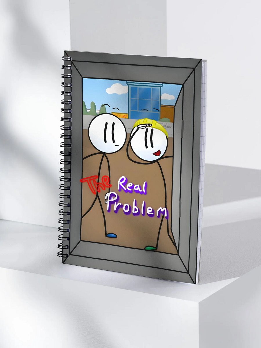 The Real Problem Spiral Notebook product image (3)