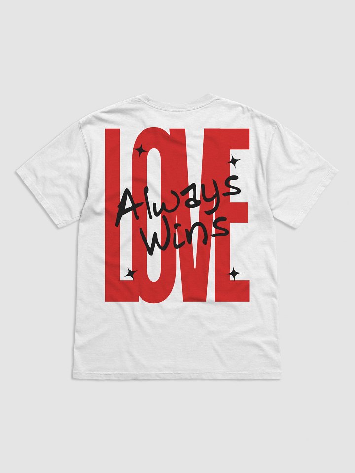 Love Always Wins Heavyweight Tee White product image (1)