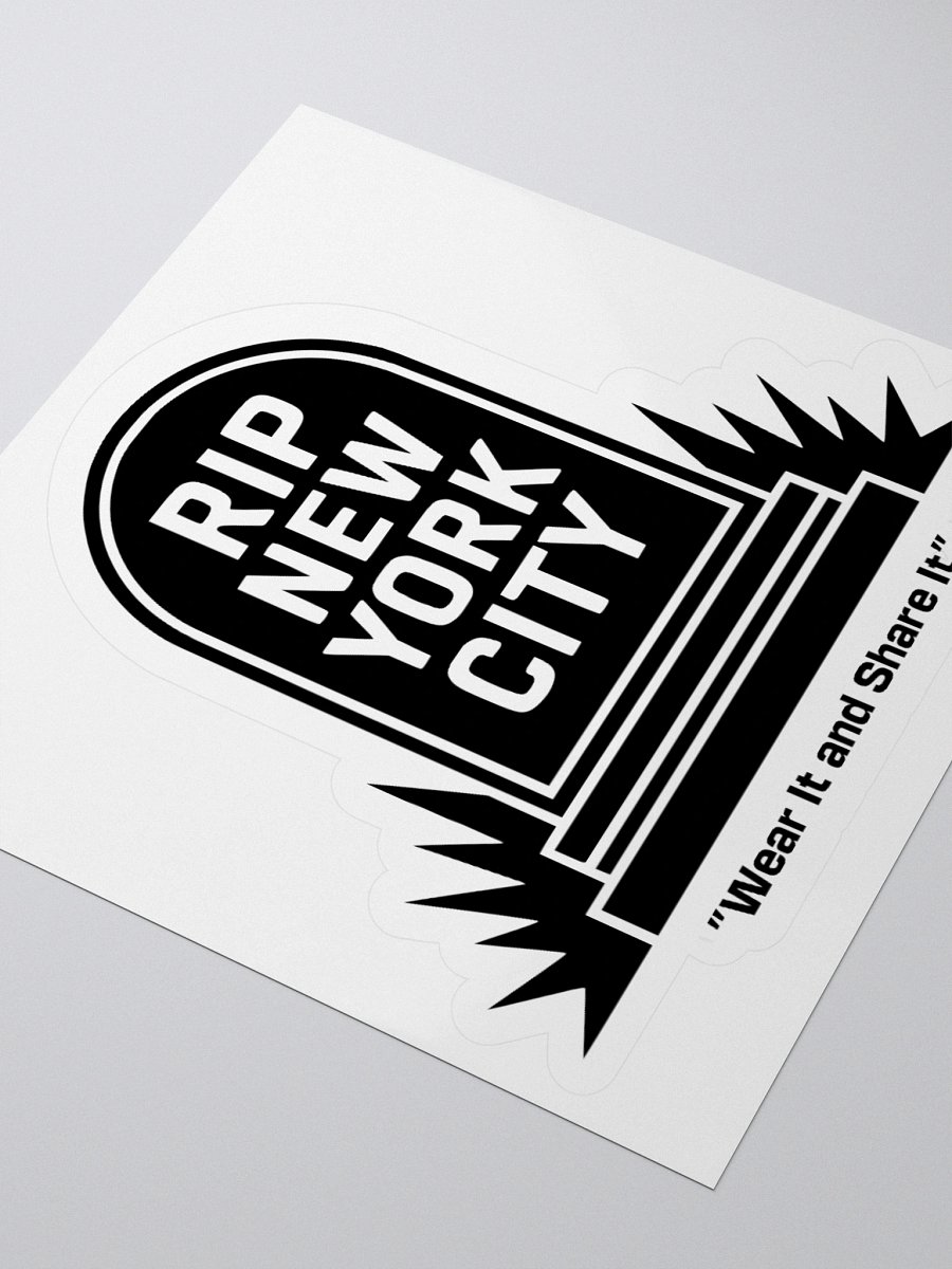 RIP NYC Stickers (A) product image (3)