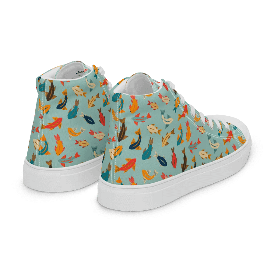 Aquatic Encounters - Mens High Top Canvas Shoes product image (6)