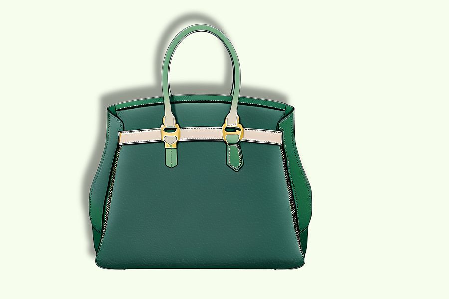 LUXURY BAGS - GREEN-ISH 12 CLIPART product image (4)