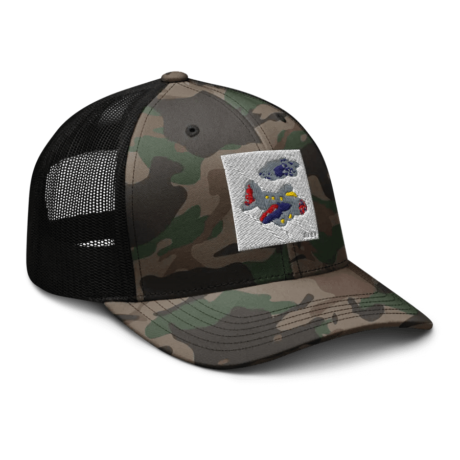 Kid Airplane (Otto Cap Camouflage Trucker Hat) product image (8)