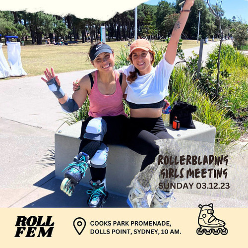 @roll_fem in Australia! 👌🌞

This coming Sunday the 3rd December we will have the first  rollerblading gathering in Sydney, Au...