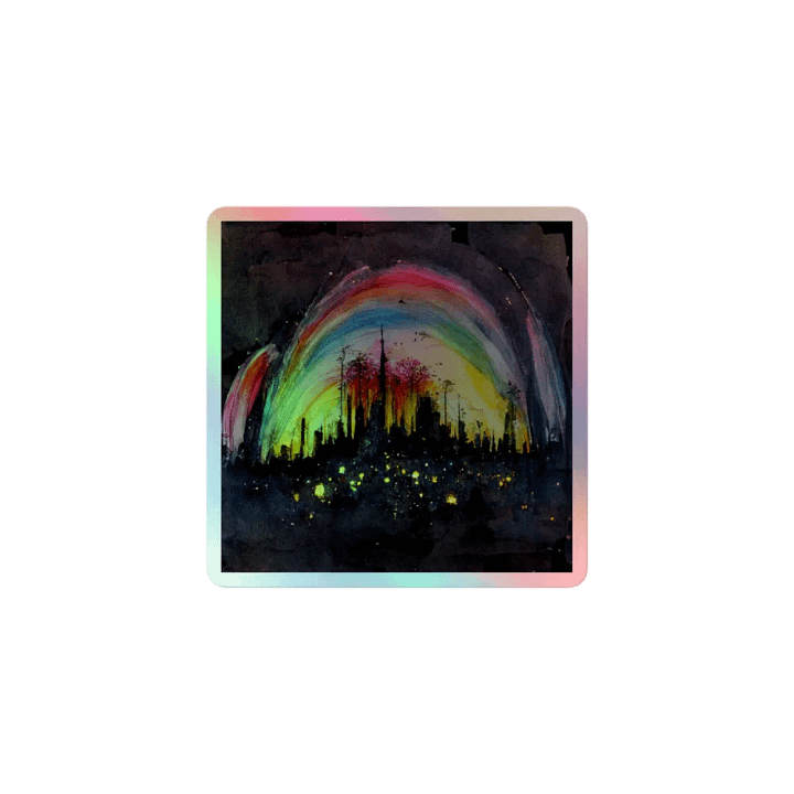 Cityscape Dreams Holographic Sticker Set product image (1)