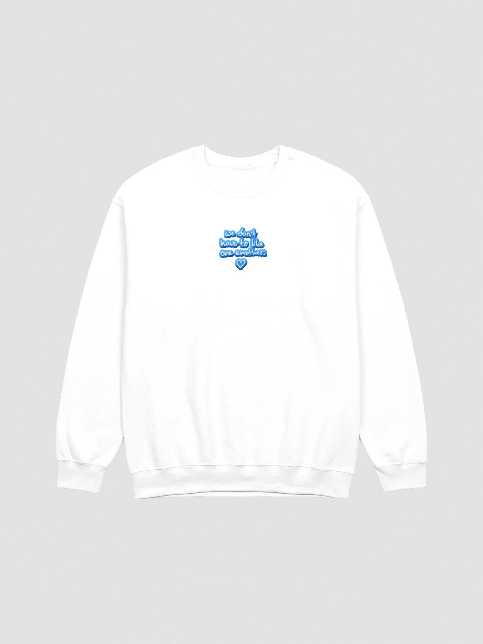 ONE ANOTHER (aqua bubble design 2) embroidered crewneck product image (5)