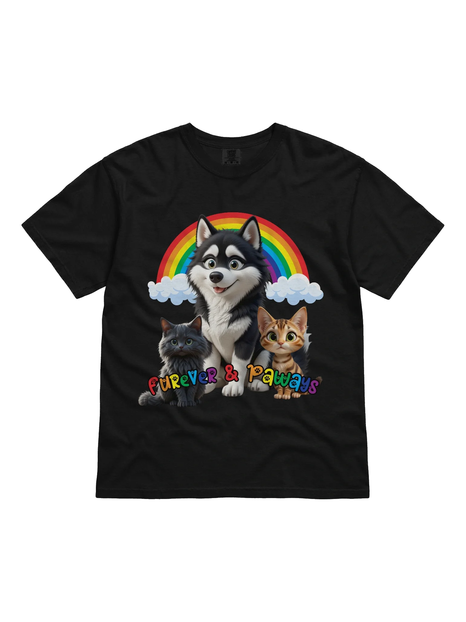 Furever & Paways Garment-Dyed Heavyweight T-Shirt product image (2)