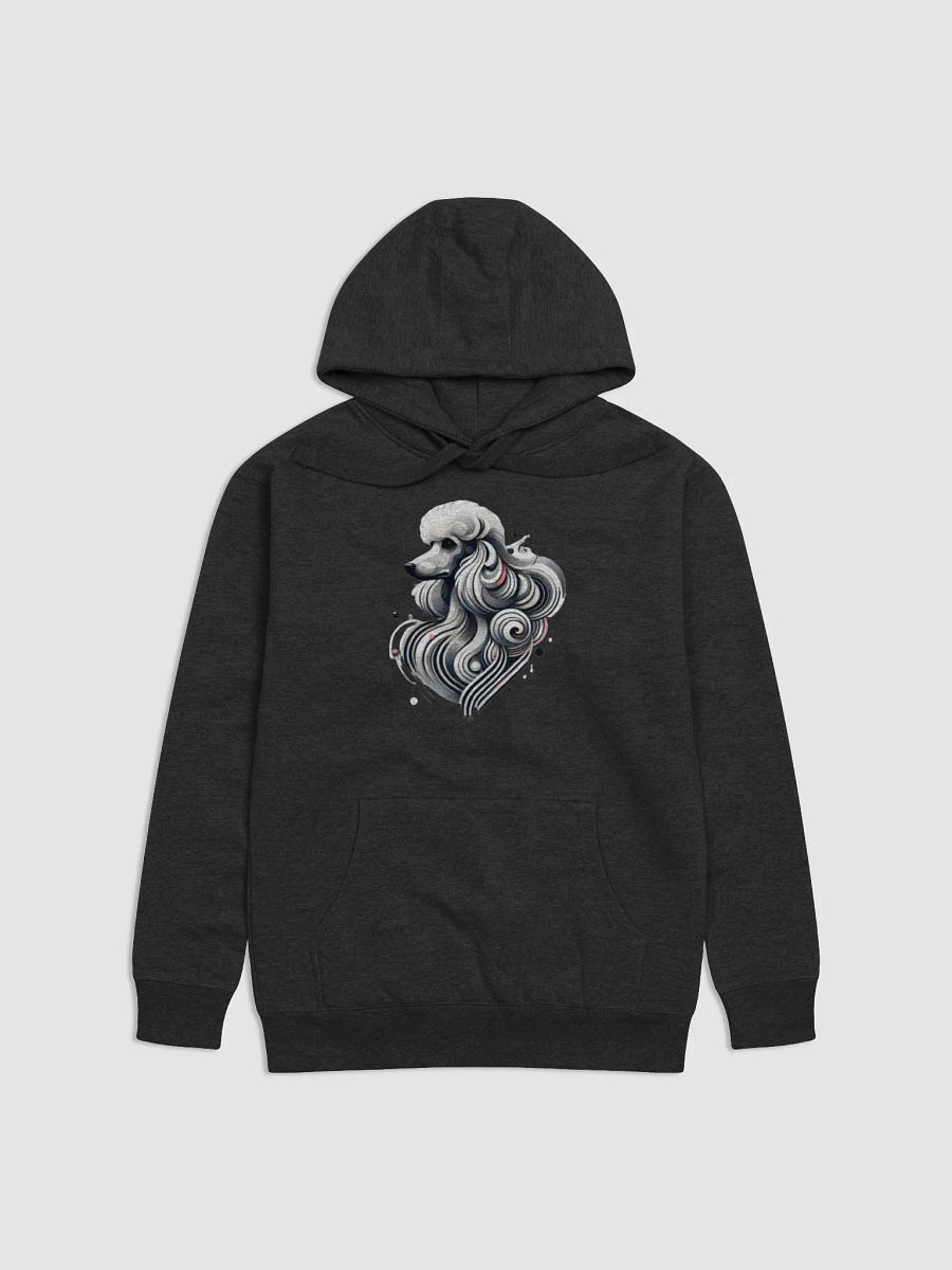 Elegant Poodle Abstract Art Premium Hoodie product image (2)