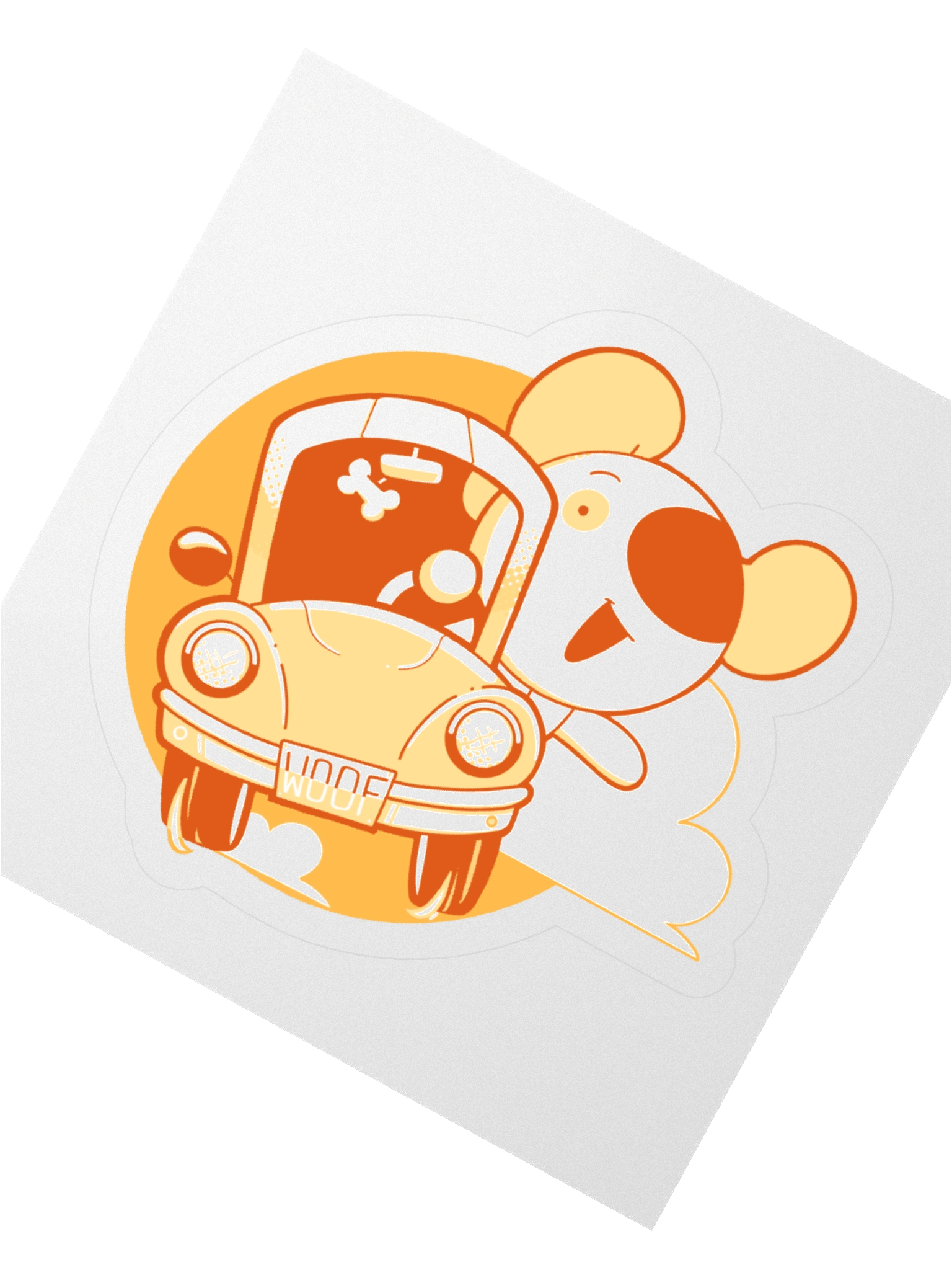 Dog Racer Sticker product image (2)