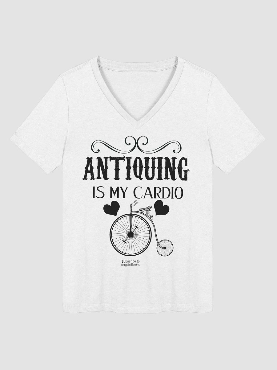 ANTIQUING IS MY CARDIO (Ladies' V-Neck) product image (1)